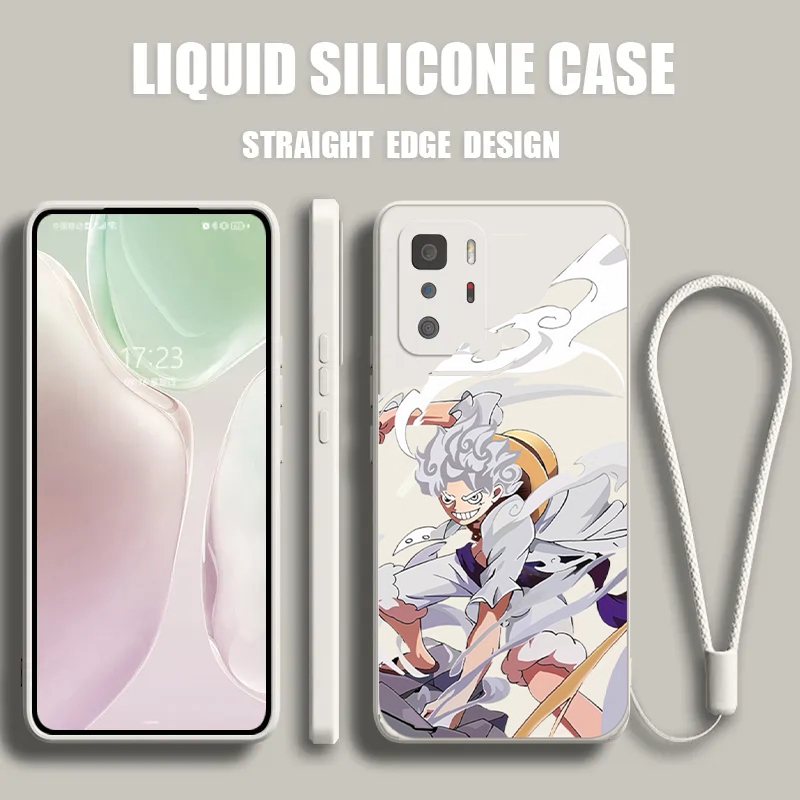 Xiaomi Poco X3 GT Casing Anime Softcase OnePiece Case Gambar Nika Gear 5 Silicone Cover