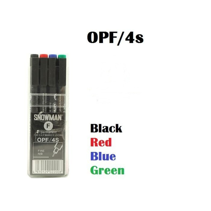 

Spidol Snowman Permanent for OHP Marker - OPF/4S