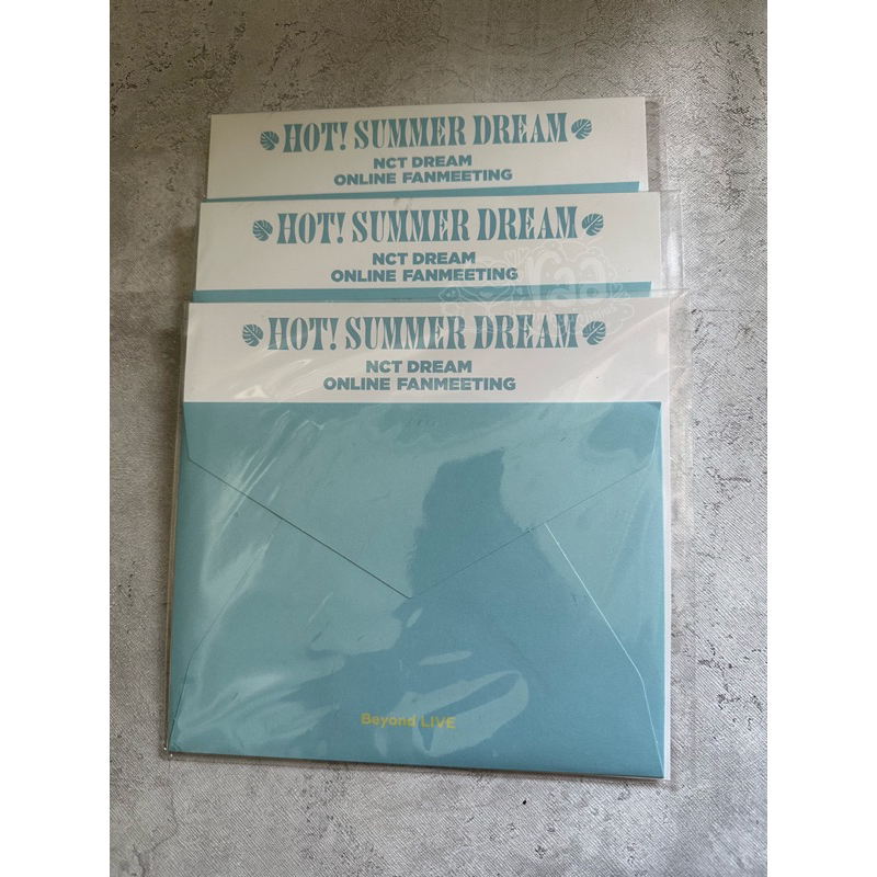 ar ticket hot summer beyond live nct dream sealed (mark, renjun, jisung)