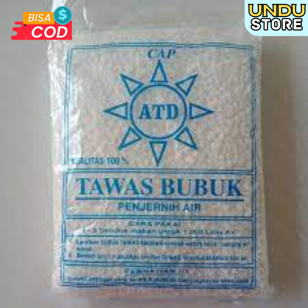 

Tawas Bubuk Cap ATD Penjernih Air Ukuran 500g