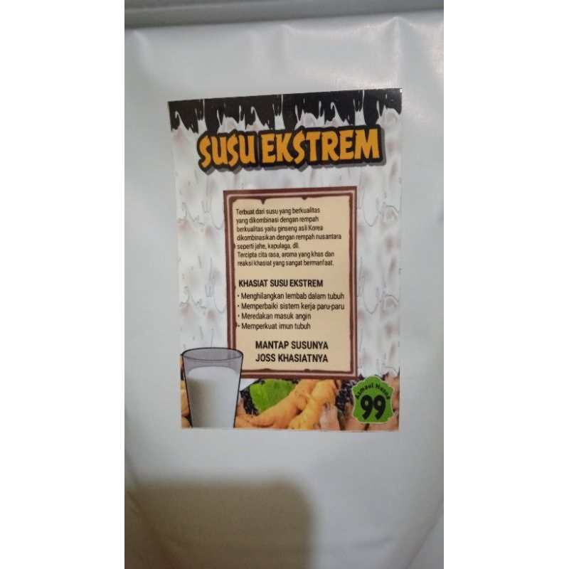 

susu extrem(extra rempah)