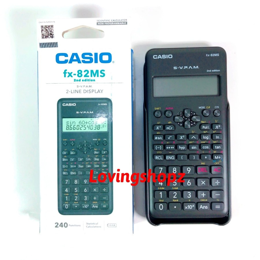 

CASIO FX82 MS - Kalkulator Scientific / Ilmiah Sekolah FX82MS
