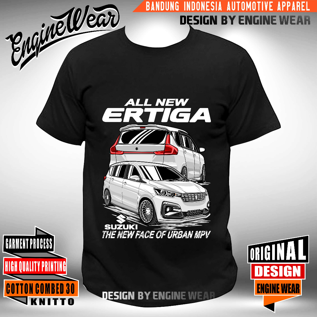 kaos suzuki all new ertiga tshirt ertiga baju mobil suzuki JDM otomotif fbck