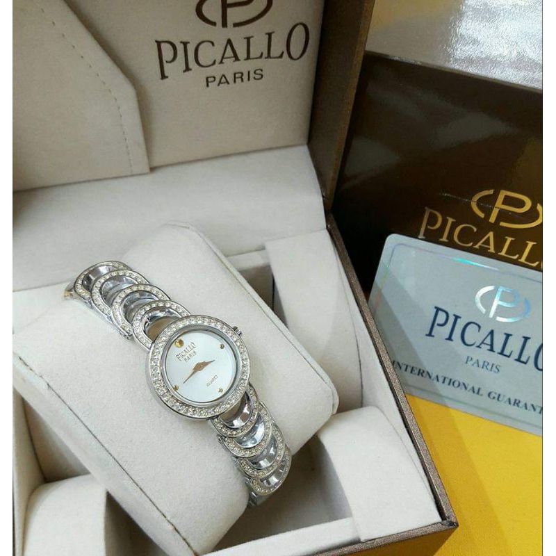 JAM TANGAN WANITA PICALLO 344 MADE IN PARIS QUARTZ