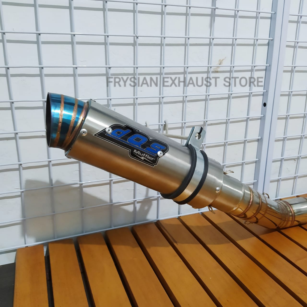 Knalpot DOS Mufler Suzuki Satria Fu 150 F Fi New Injeksi Lama Old Karbu GSX R150 S150 Gsx150r Gsx150