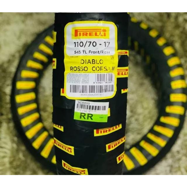 Ban Pirelli Corsa 2 110 / 70 ring 17 Tubeless