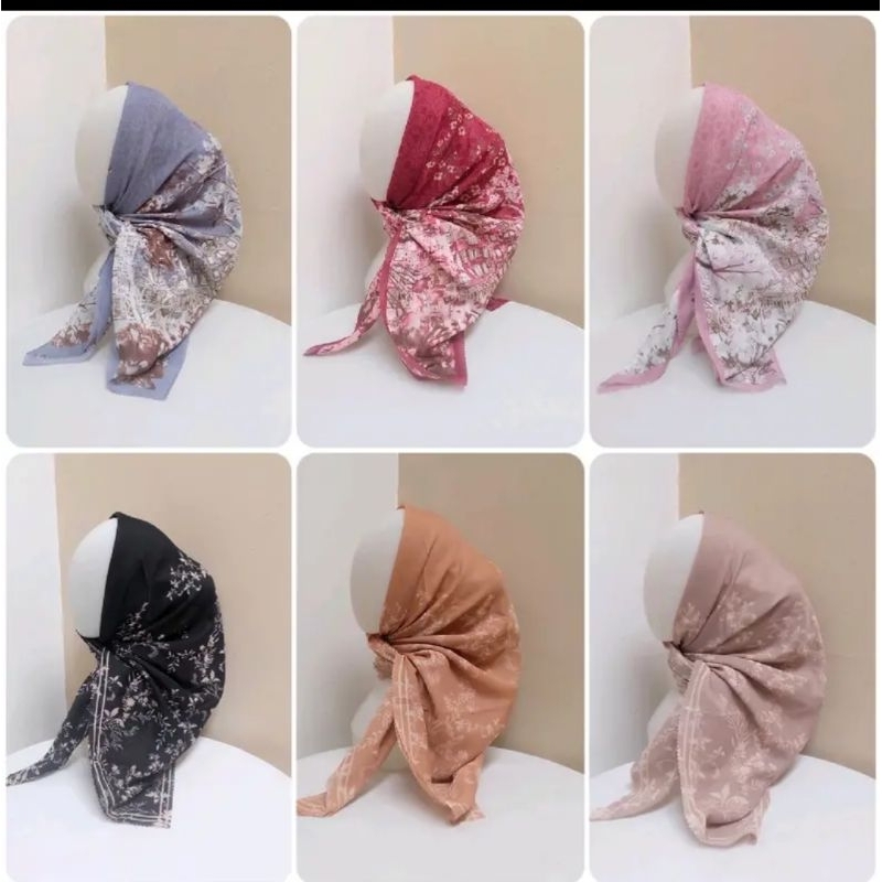 PART 2 - HIJAB KERUDUNG SEGI EMPAT/ VOAL MOTIF PREMIUM/ VOAL PRINTING/ HIJAB PRINTING LASERCUT / JIL