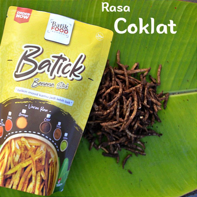 

Batick banana stick /stik pisang/ rasa coklat 100g