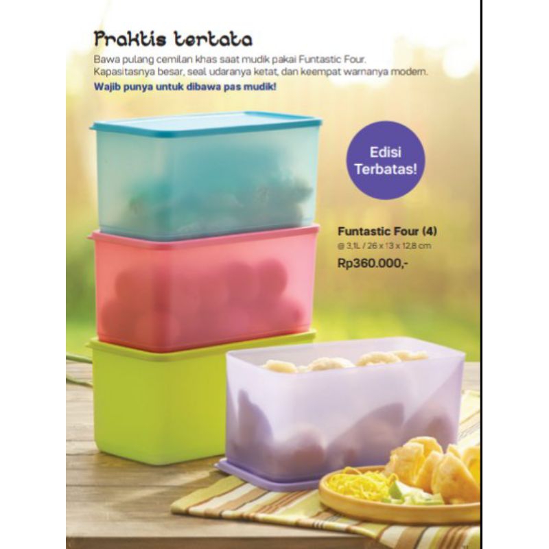 Funtastic four Tupperware