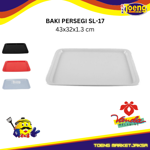 NAMPAN SAJI / BAKI SL-17 inch POLOS SRITHAI VANDA MELAMINE