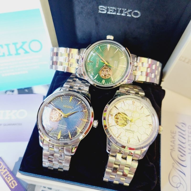 Seiko Presage Skeleton Automatic Original Jam Tangan Pria