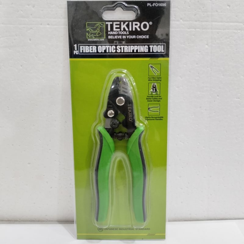 TANG KUPAS KABEL "TEKIRO" FO1696 ||TANG PENGUPAS KABEL/FIBER OPTIC STRIPPING TOOL