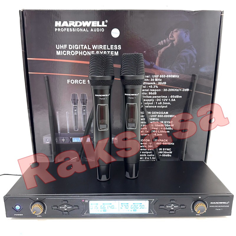 Mic wireless Hardwell Force 1 original hardwell force 1 handheld FORCE1
