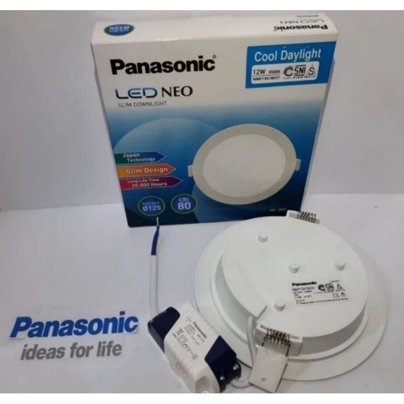 Downlight Panasonic Led Panel 12watt 12 w