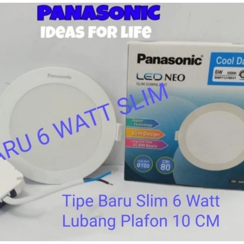 Downlight Panasonic led Panel 6watt 6 w