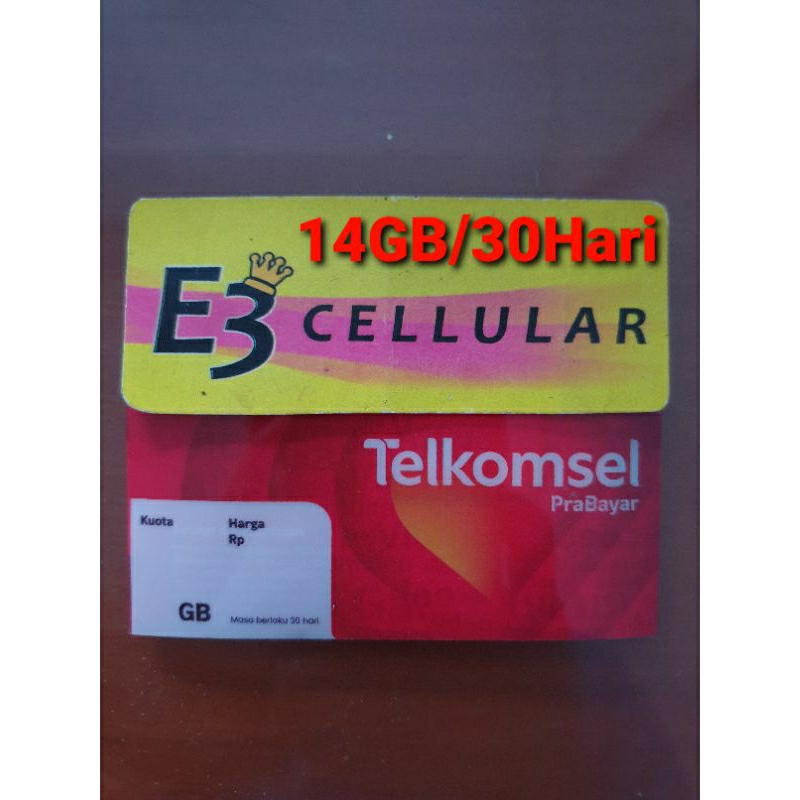 Kartu Perdana Paket Internet TELKOMSEL 14GB (30Hari)