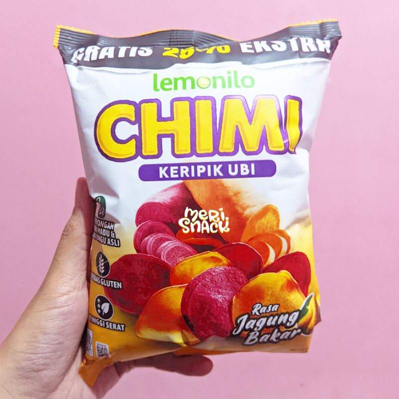 

Lemonilo Chimi Keripik Ubi Jagung Bakar 40gr