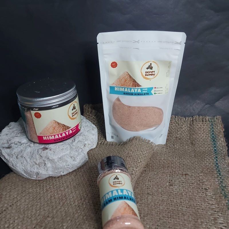 

DEPOT BUMBU Himalaya Pink Salt Garam Himalaya Murni Kemasan Botol 100 g