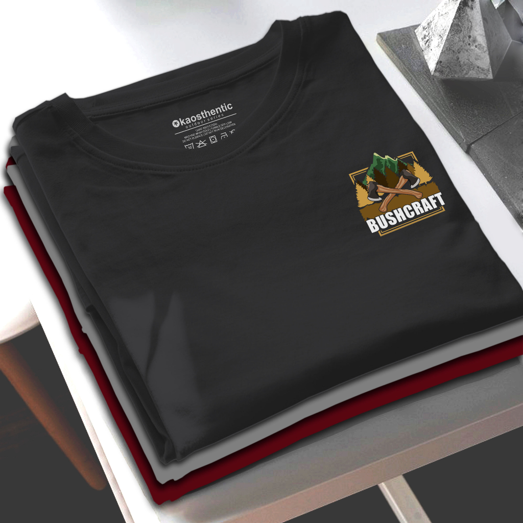 KAOS GUNUNG  - T SHIRT BUSHCRAFT FOREST - BAJU DISTRO