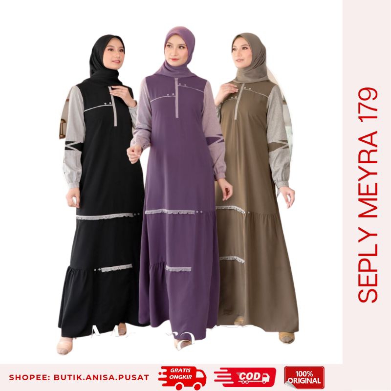 SEPLY MEYRA 179 Gamis Wanita Muslimah