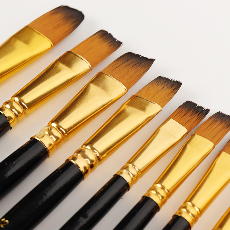 

Allinhome Art Brush Set Kuas Lukis BRS-12 SET Kuas Alat Lukis Set Lengkap Mixing Minyak Tirai Kuas