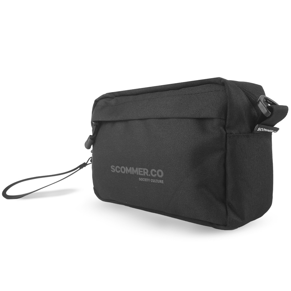 Scommer Pouch Simple - Slingbag - Tas Selempang Hitam