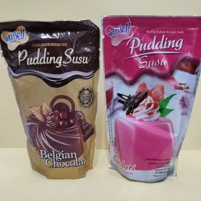 

Nutrijell Pudding Susu Coklat Stroberi 145g