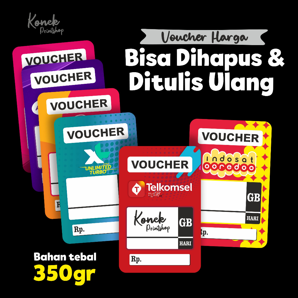 

(Bisa Dihapus & Ditulis Ulang) New Label Portrait Harga Konter Voucher Harga Konter Display Harga Etalase Konter Stiker Konter