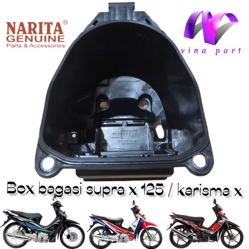 Box Bagasi Honda SUPRA X 125 HITAM