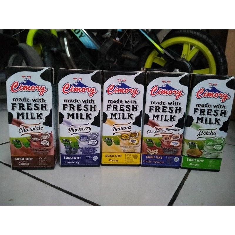 

1 dus susu cimory fresh milk 250ml