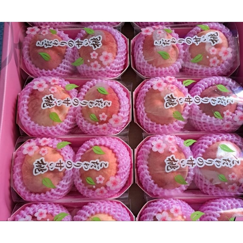 

Peach white import 1 pack isi 2 pacs