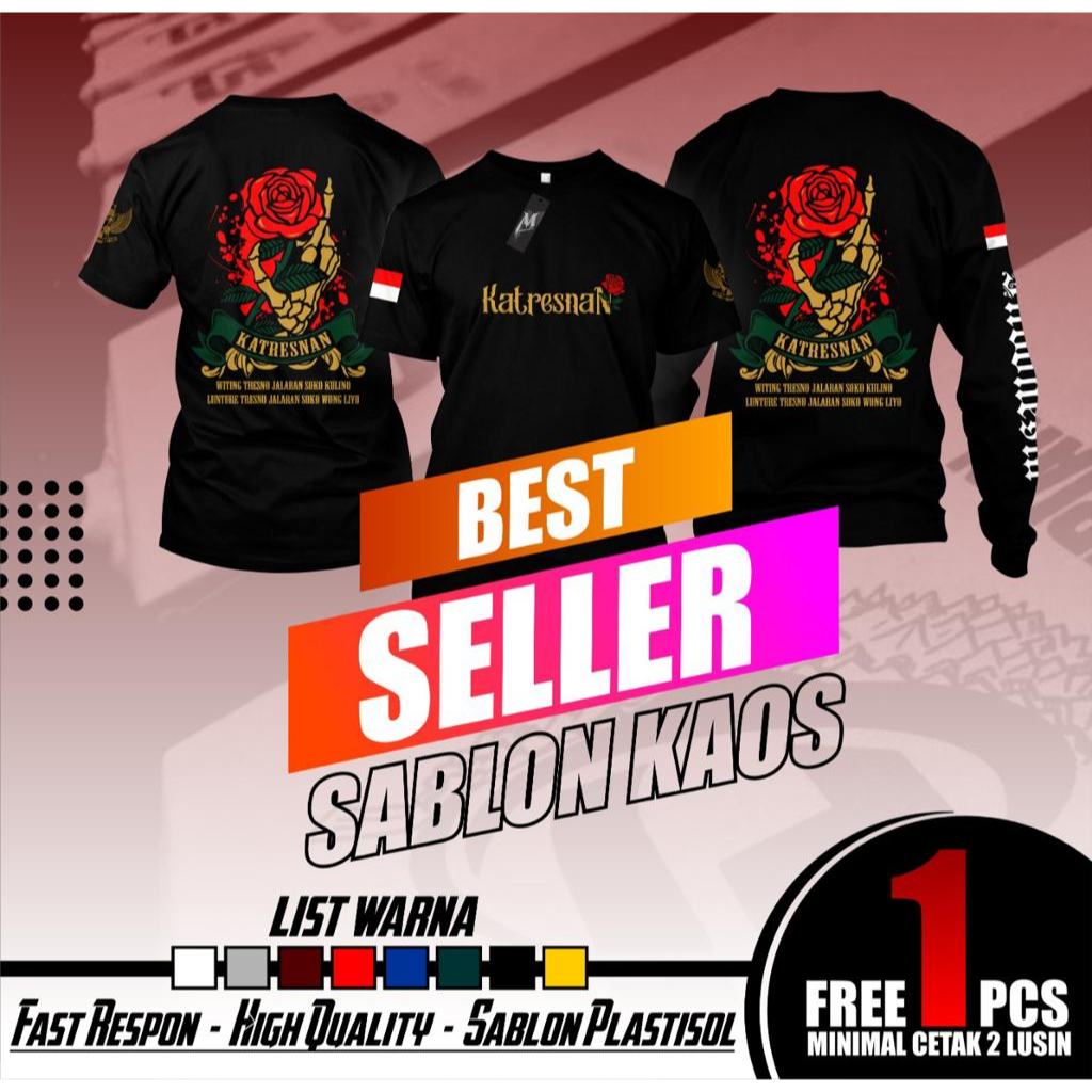 Bossablon - Kaos Katresnan Jawa Kaos Kata Jawa Kaos Anak Rantau Jawa Kaos Jawa Terbaru