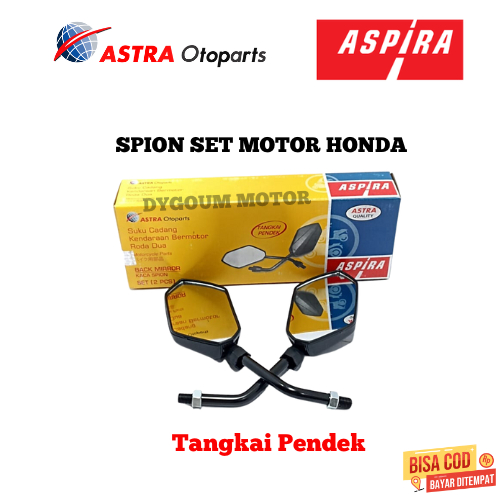 Kaca Spion Hitam Motor Honda Aspira