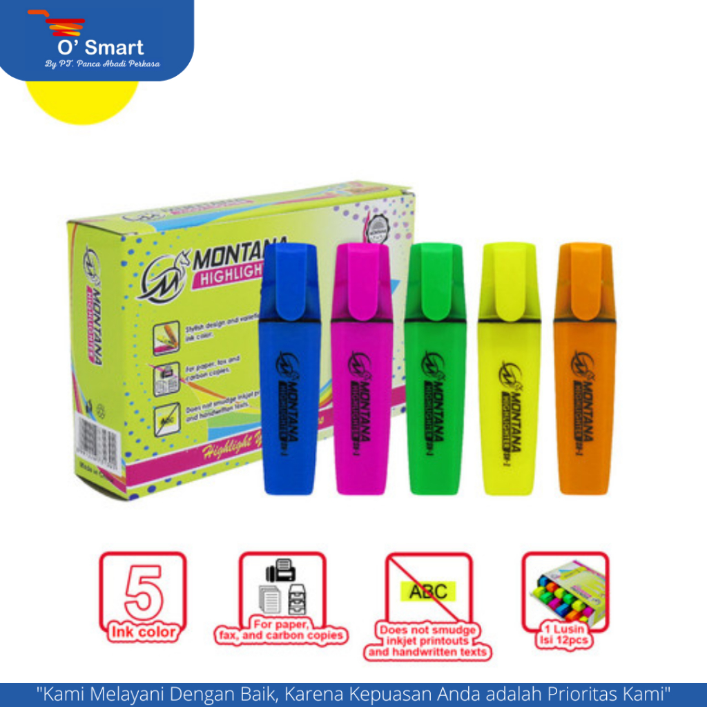 

Montana Highlighter SH-1 (1 KOTAK)