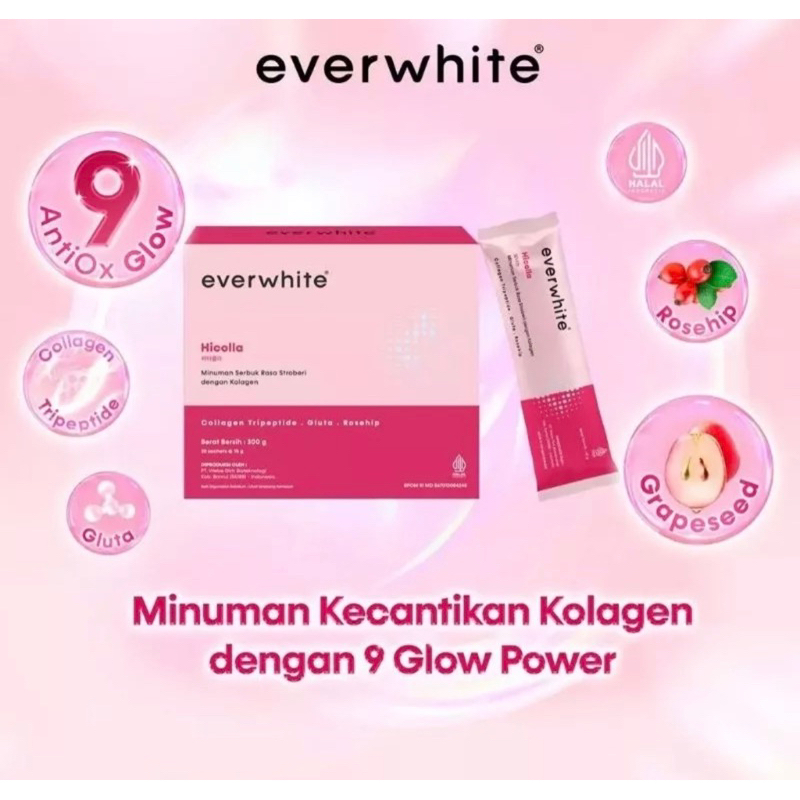 

EVERWHITE HICOLA COLLAGEN MINUMAN PENCERAH TUBUH