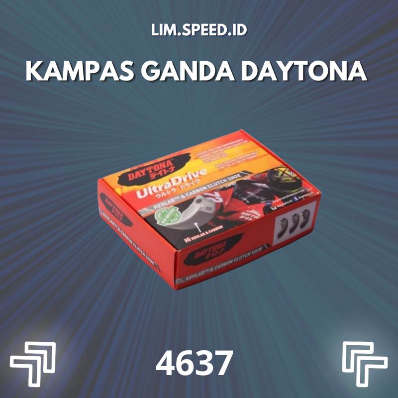 COD | Kampas Ganda Daytona Hi Kevlar Carbon 4637 K16 100% Orginal New Beat Eco Cbs | Iss Beat Street