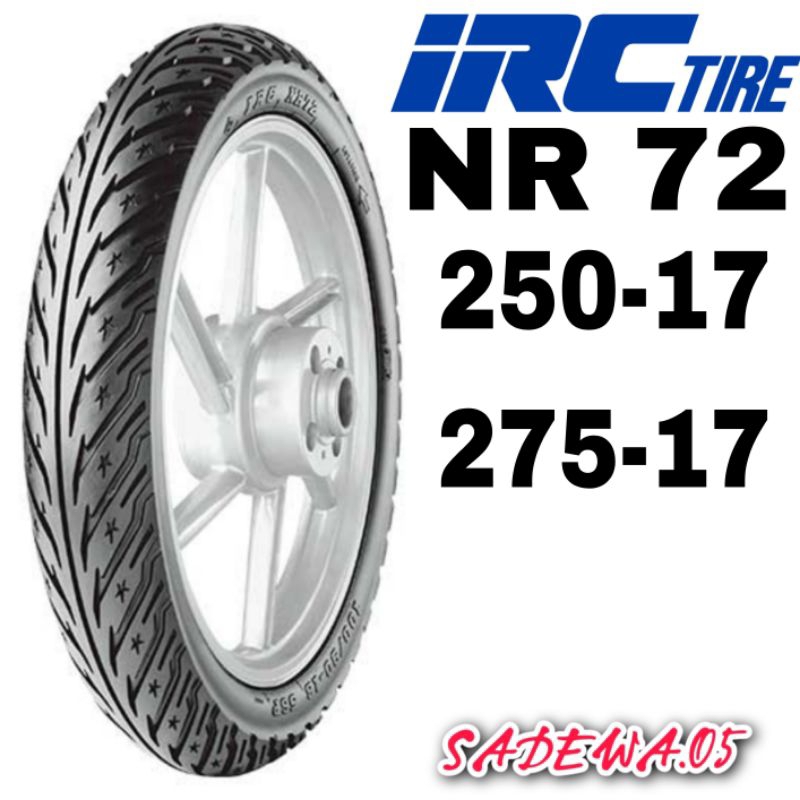 BAN IRC NR72 250-17 275-17 BAN SUPRA X125, KARISMA, VEGA R, JUPITER