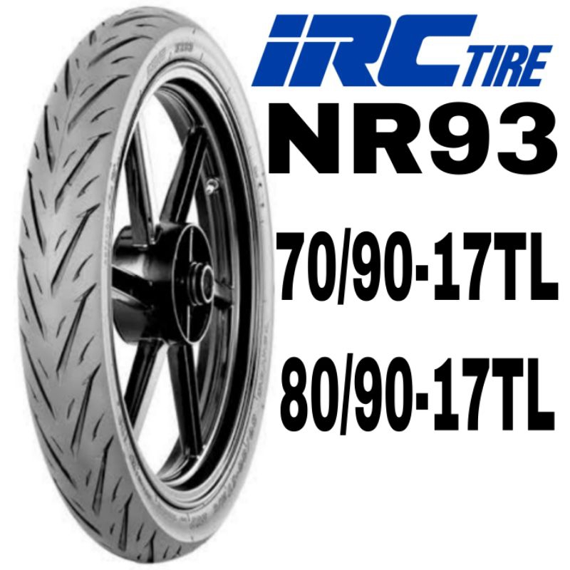 BAN IRC NR93 TUBELESS SUPRA X125, FU 150, GTR, REVO, JUPITER