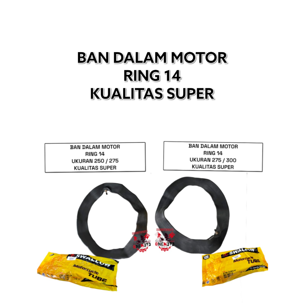 BAN DALAM MOTOR RING 14 MERK SWALLOW
