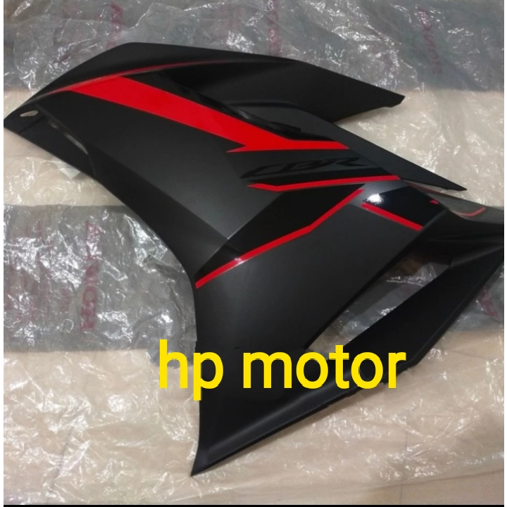SAYAP SAMPING FAIRING CBR150 CBR150R K45R HITAM DOFF 2022 ORIGINAL