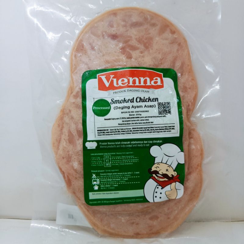 

Vienna Smoked Chicken Processed 200 Gr