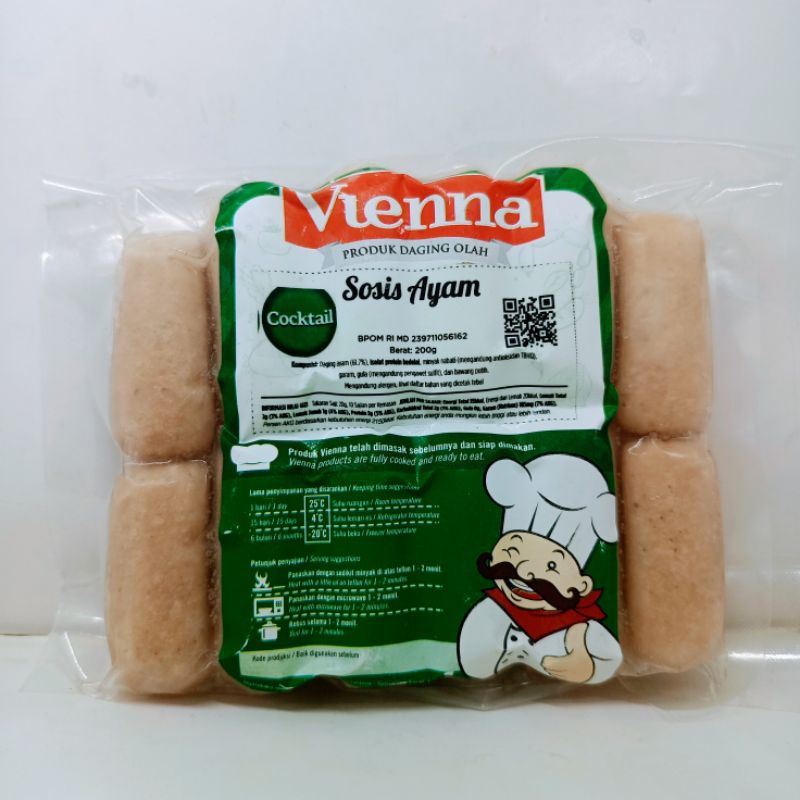 

Vienna Sosis Ayam Cocktail 200 Gr