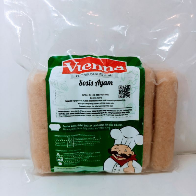 

Vienna Sosis Ayam 200 Gr
