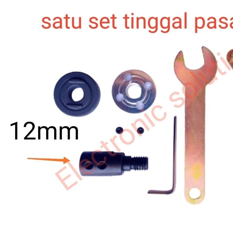 Mandrel Gerinda As 6mm 8mm 10mm 12mm 14mm Lengkap