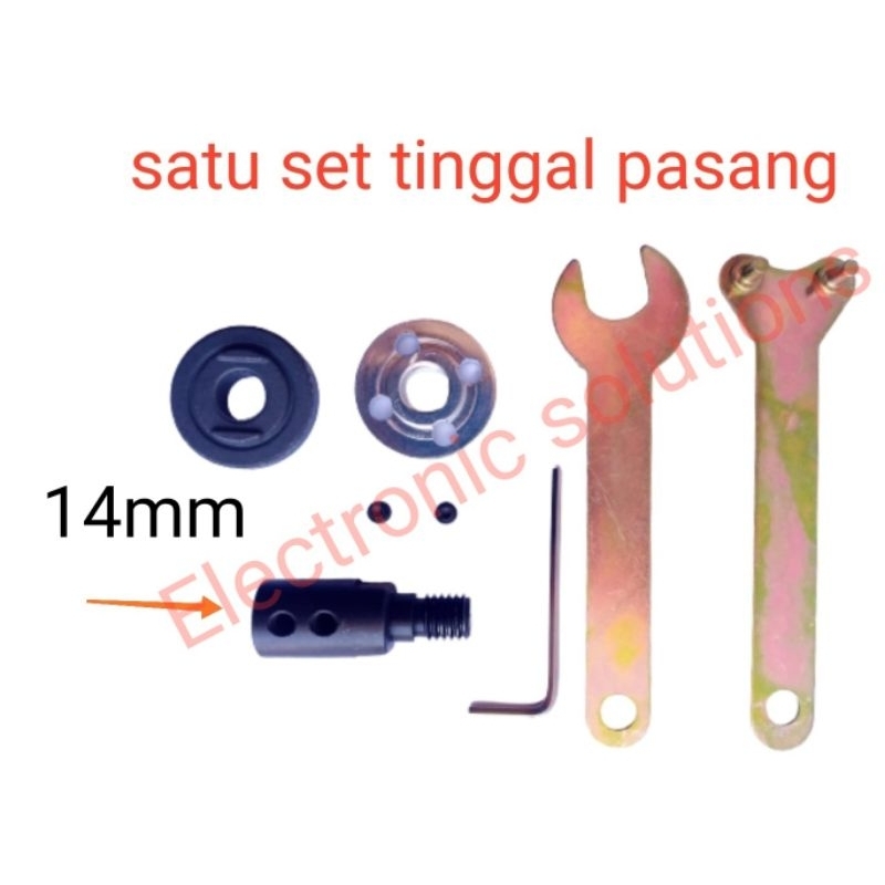 Mandrel gerinda as 6mm 8mm 10mm 12mm 14mm Lengkap