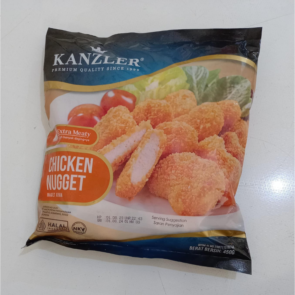 

(GOSEND SBY) CHICKEN NUGGET ORIGINAL / NUGGET PREMIUM KANZLER 450 GR