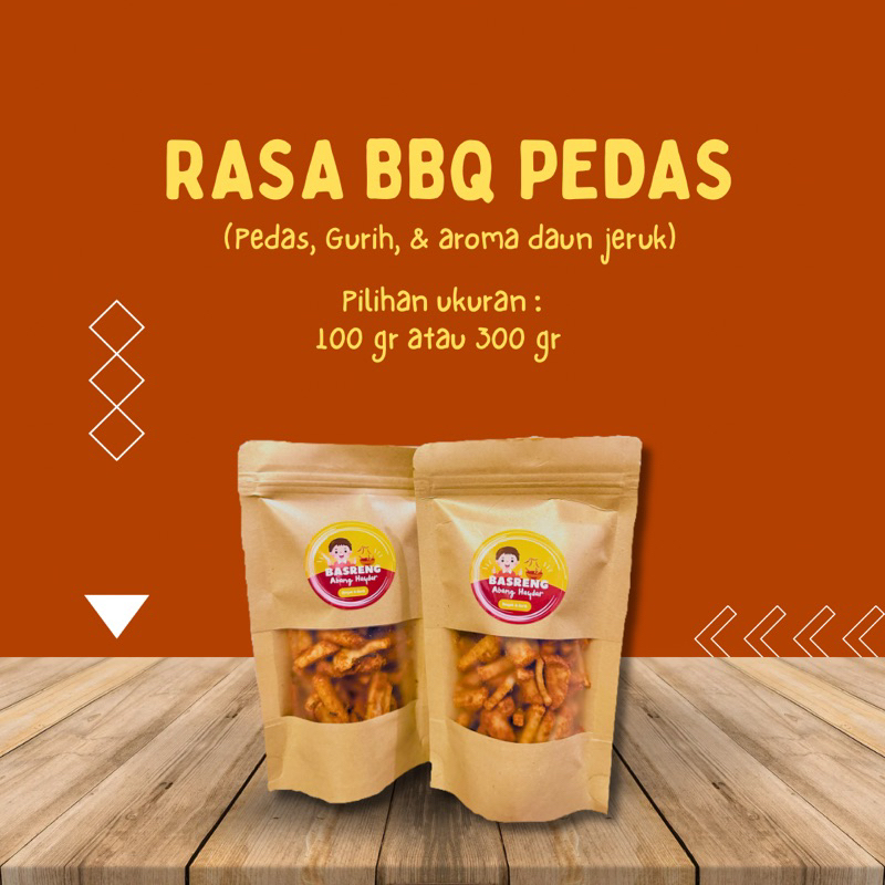

Basreng Rasa BBQ Pedas 100gr