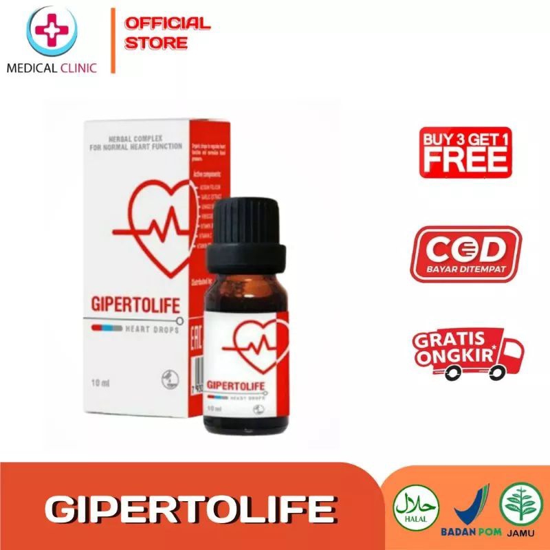 Gipertolife Asli Original Mengobati Gejala Stroke Dan Hipertensi Jantung