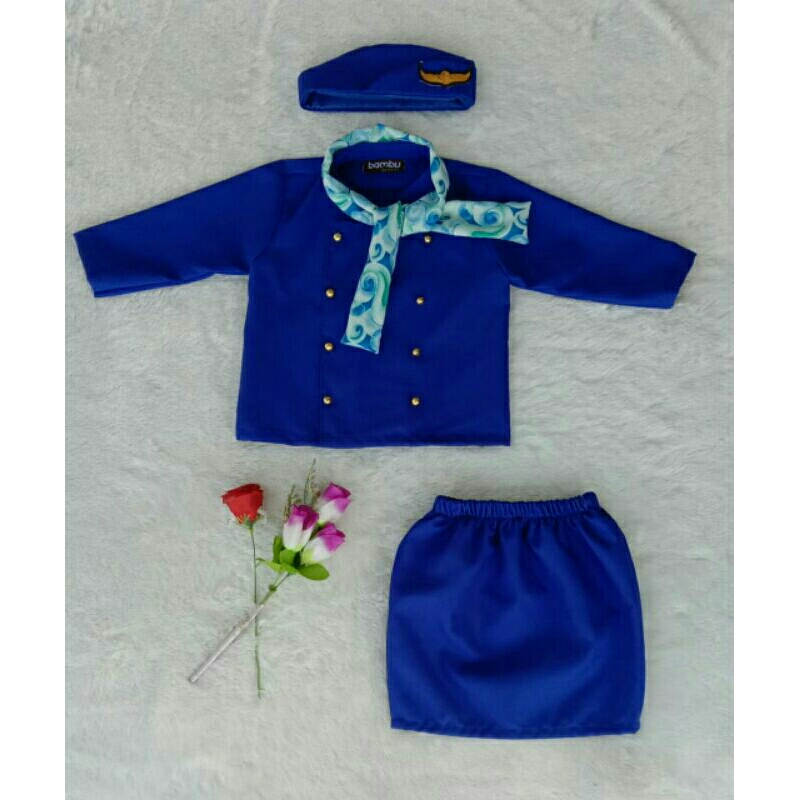 Baju Pramugari anak anak/ Kostum Pramugari Udara