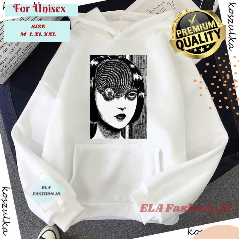 Pullover Hoodie Junji Ito -  Streetwear Anime Hoodie Unisex